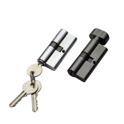 One Side Key Lock Cylinder,Guard Security Door Cylinder Push Barrel Lock